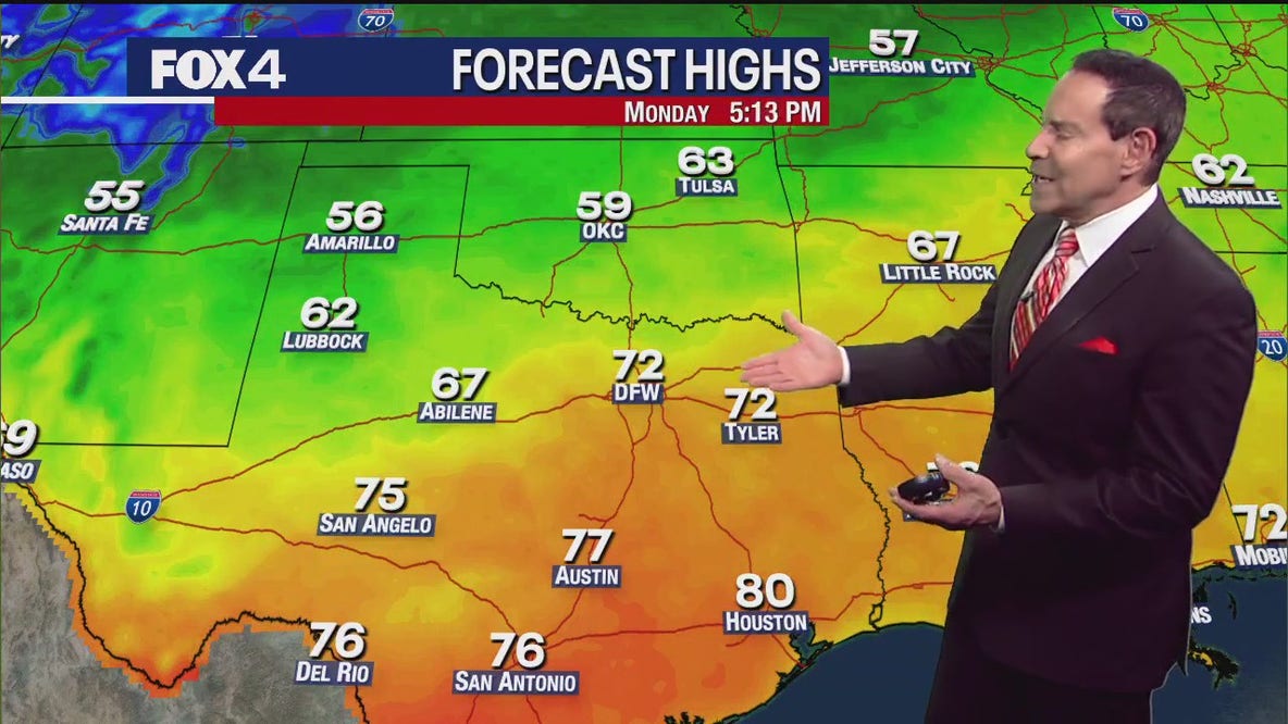 Dallas weather: Dec. 16 morning forecast